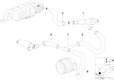 E39 520i M52 Touring / Engine/  Vacuum Control Engine