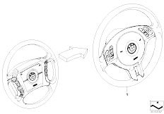 E46 320d M47 Touring / Steering/  Modificat 4 Spoke Mfl Strng Whl Sport