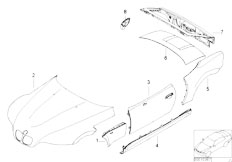 Z3 Z3 2.2i M54 Roadster / Bodywork/  Outer Panel