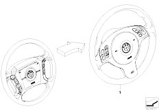 E46 318ti N46 Compact / Steering/  Modificat 4 Spoke Mfl Strng Whl M Sport