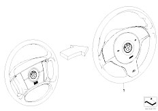 E46 316ti N42 Compact / Steering/  Modificat 4 Spoke Strng Whl M Sport