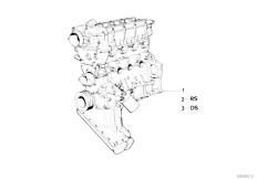 E30 M3 S14 2 doors / Engine/  Short Engine