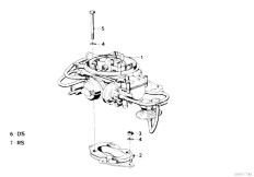 E30 316 M10 2 doors / Fuel Preparation System Carburettor 2b4