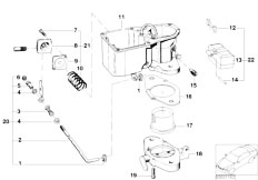 E12 518 M10 Sedan / Fuel Preparation System Throttle Housing