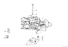 E21 315 M10 Sedan / Fuel Preparation System Carburettor 1b2