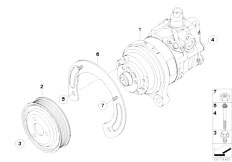 E71 X6 50iX N63 SAC / Steering Power Steering Pump