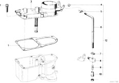 E12 518 M10 Sedan / Fuel Preparation System Lever Shaft Assembly