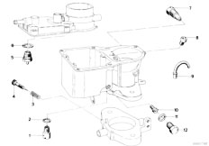 E12 518 M10 Sedan / Fuel Preparation System/  Mixture Control