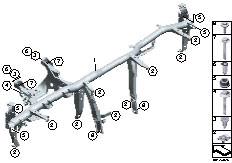 F02 740Li N54 Sedan / Vehicle Trim/  Carrier Instrument Panel