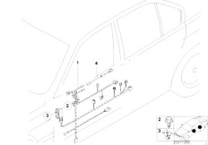 E36 318ti M42 Compact / Vehicle Electrical System/  Door Cable Harness