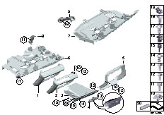 F02 740Li N54 Sedan / Vehicle Trim/  Mounting Parts Instr Panel Bottom I