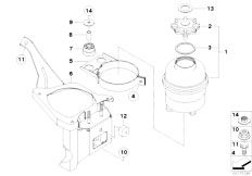 E93 320i N46N Cabrio / Steering/  Oil Carrier Single Parts