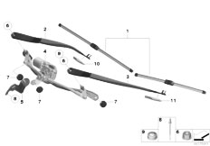 F01 730d N57 Sedan / Vehicle Electrical System/  Wipe System