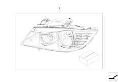 E90 328i N51 Sedan / Lighting/  Conversion Kit Headlights Lci 2008