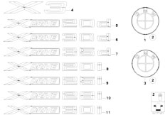 E83N X3 2.5si N52N SAV / Vehicle Trim/  Emblems Letterings-2