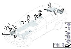 F02 740Li N54 Sedan / Vehicle Trim Shield Engine Comp Underfloor Panelling