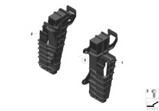 F01 730d N57 Sedan / Vehicle Electrical System/  Holder Central Gateway Module