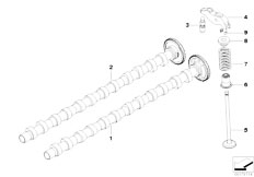 E91N 330d N57 Touring / Engine/  Timing And Valve Train Camshaft