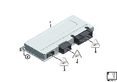 F02 740Li N54 Sedan / Vehicle Electrical System/  Ecu Central Gateway Module