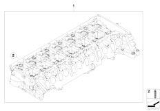 F02 730Ld N57 Sedan / Engine/  Cylinder Head