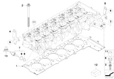 E91N 330xd N57 Touring / Engine/  Cylinder Head Attached Parts