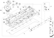 E90N 330xd N57 Sedan / Engine/  Cylinder Head Cover