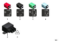 F02 740Li N54 Sedan / Vehicle Electrical System Relay Make Contact