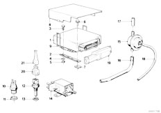 E30 316 M10 2 doors / Fuel Preparation System/  Control Unit Carburetor