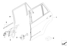 E70 X5 4.8i N62N SAV / Bodywork/  Door Rear
