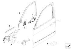 E70 X5 4.8i N62N SAV / Bodywork/  Front Door