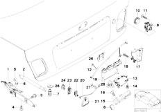 E46 318Ci N46 Coupe / Bodywork/  Trunk Lid Closing System