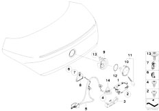 E64 M6 S85 Cabrio / Bodywork/  Trunk Lid Closing System