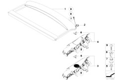 E87N 123d N47S 5 doors / Vehicle Trim/  Rear Window Shelf