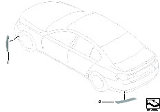 F01 740i N54 Sedan / Lighting/  Reflector