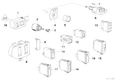 E36 316i 1.6 M43 Compact / Vehicle Electrical System/  Various Switches-3