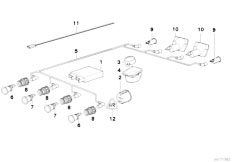 E32 730i M60 Sedan / Distance Systems Cruise Control/  Park Distance Control Pdc