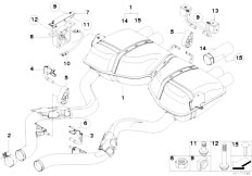E93 M3 S65 Cabrio / Exhaust System Exhaust System Rear