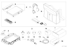 E53 X5 3.0i M54 SAV / Audio Navigation Electronic Systems Dvd System Portable