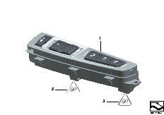 F02 730Ld N57 Sedan / Vehicle Electrical System Operating Unit Centre Console