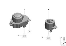 F02 730Ld N57 Sedan / Vehicle Electrical System Switch Start Stop And Emerg Start Coil