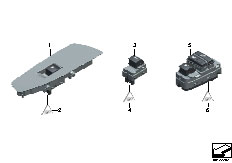 F01 750i N63 Sedan / Vehicle Electrical System/  Switch Window Lifter
