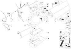 E71 X6 30dX M57N2 SAC / Vehicle Trim/  Glove Box