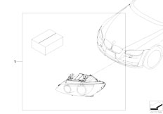 E93 320d N47 Cabrio / Lighting Retrofit Kit Adaptive Headlights