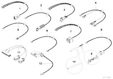 E83N X3 2.0d N47 SAV / Vehicle Electrical System Rep Cable Airbag