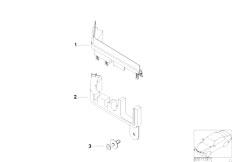 Z3 Z3 1.9 M43 Roadster / Engine Electrical System/  Cover Lid Dummy Plug