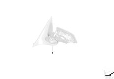 E61N M5 S85 Touring / Vehicle Trim/  Black Outside Mirror