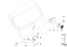 E87N 120i N46N 5 doors / Bodywork/  Trunk Lid Closing System