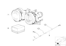 E32 735i M30 Sedan / Lighting/  Headlight