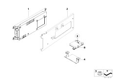 E46 318d M47 Touring / Communication Systems/  Single Parts Sa 638 Trunk