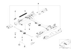 E38 725tds M51 Sedan / Seats/  Bmw Sports Seat Seat Rail Mechanical